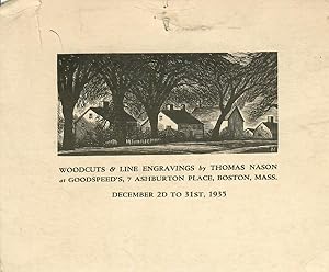 Woodcuts & Line Engravings by Thomas Nason at Goodspeed's, 7 Ashburton Place, Boston, Mass