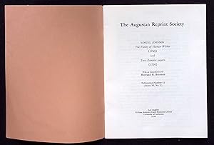 The Augustan Reprint Society Publication No