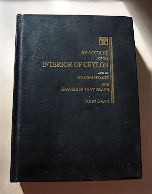 Seller image for An account of the interior of Ceylon and of its inhabitants; with travels in that island for sale by RightWayUp Books