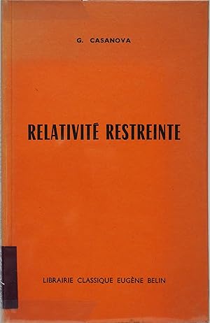 Relativité restreinte