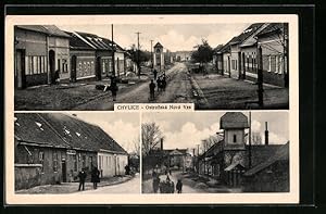 Ansichtskarte Chylice, Ostrozska Nova Ves, Strassenpartie