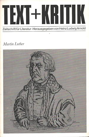 Bild des Verkufers fr Martin Luther / Text + Kritik Sonderband 1983 zum Verkauf von Versandantiquariat Nussbaum