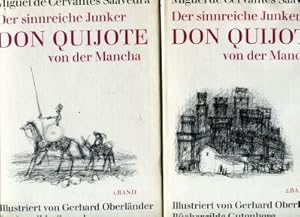 Der sinnreiche Junker Don Quijote von der Mancha 1. Band, 2. Band 2 Bände