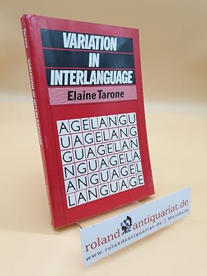 Seller image for Variation in Interlanguage (Second-language acquisition series) for sale by Roland Antiquariat UG haftungsbeschrnkt