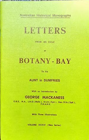 Seller image for Letters From an Exile at Botany - Bay to his Aunt in Dumfries for sale by Dial-A-Book