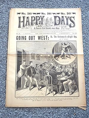 Happy Days dime novel Going Out West or, The Fortunes of a Bright Boy #259 September 30, 1899