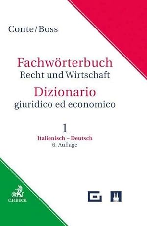 Imagen del vendedor de Fachwrterbuch Recht und Wirtschaft Band 1: Italienisch - Deutsch a la venta por AHA-BUCH