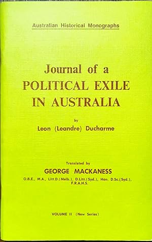 Bild des Verkufers fr Journal of a Political Exile in Australia zum Verkauf von Dial-A-Book