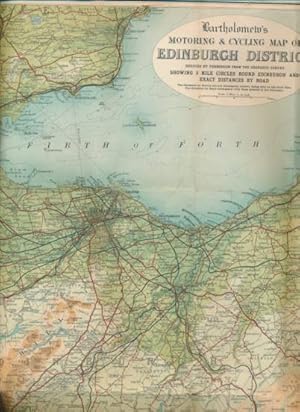 Image du vendeur pour Bartholomew's Road Map of Edinburgh District mis en vente par Barter Books Ltd