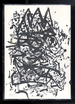 Untitled gestural drawing on ivory paper, 2003