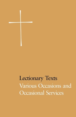 Bild des Verkufers fr Lectionary Texts Pew Edition: Various Occasions and Occasional Services (Paperback or Softback) zum Verkauf von BargainBookStores