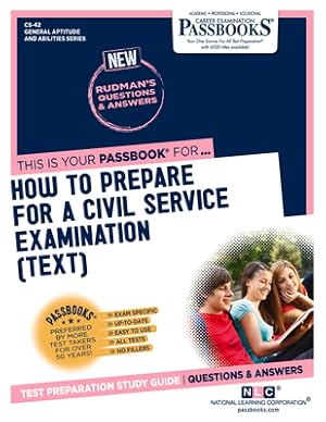 Immagine del venditore per How To Prepare for a Civil Service Examination (TEXT) (Paperback or Softback) venduto da BargainBookStores