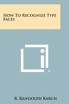 Seller image for How To Recognize Type Faces (Paperback or Softback) for sale by BargainBookStores