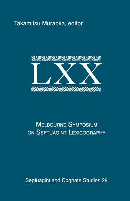 Imagen del vendedor de The Melbourne Symposium on Septuagint Lexicography (Paperback or Softback) a la venta por BargainBookStores