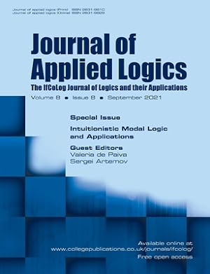 Seller image for Journal of Applied Logics, Volume 8, Number 8, September 2021. Special issue: Intuitionistic Modal Logic and Applications (Paperback or Softback) for sale by BargainBookStores