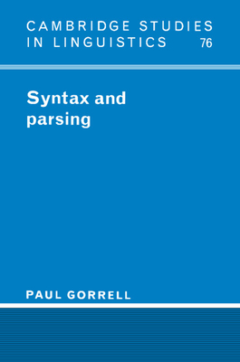 Imagen del vendedor de Syntax and Parsing (Paperback or Softback) a la venta por BargainBookStores