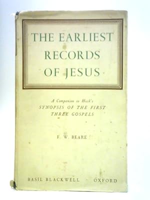 Imagen del vendedor de The Earliest Records of Jesus a la venta por World of Rare Books