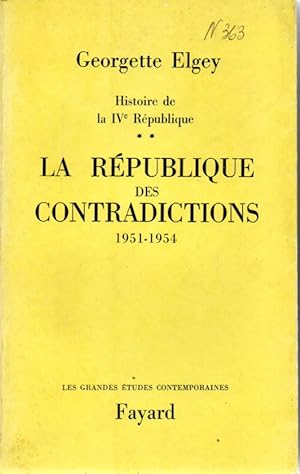 Histoire de la IVe république. T. I: La républiques des illusions 1945-1951. T. II: La république...