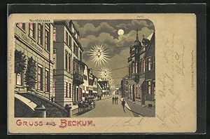 Lithographie Beckum, Hôtel Samson an der Nordstrasse