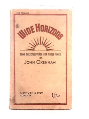 Seller image for Wide Horizons; Some Selected Verse for These Times for sale by World of Rare Books