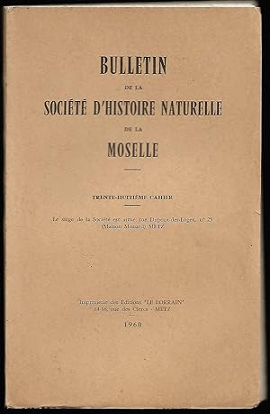 cinquième contribution à la préhistoire de Lorraine - Bulletin de la Société d'Histoire Naturelle...
