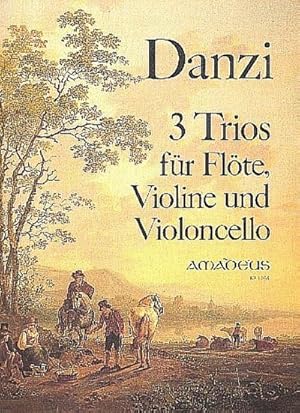 Bild des Verkufers fr 3 Trios op.71 fr Flte, Violine und Violoncello : Stimmen zum Verkauf von AHA-BUCH GmbH