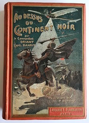Seller image for Au-dessus du Continent Noir. ( Cartonnage Polychrome illustre ). for sale by Librairie Victor Sevilla