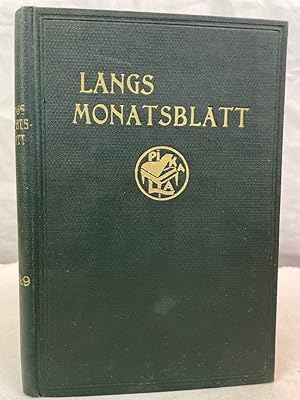 Langs Monatsblatt Zeitschrift für Musikfreunde - 4. Jahrgang 1929. KOMPLETT.