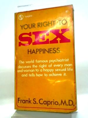 Bild des Verkufers fr Your Right To Sex Happiness zum Verkauf von World of Rare Books