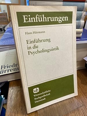 Einführung in die Psycholinguistik.