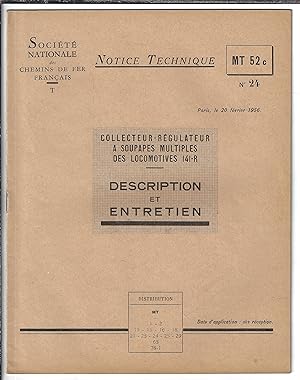 notice technique MT 52c N°24 20 février 1956