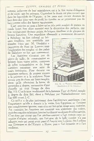 Seller image for LAMINA V00119: Reconstruccion de un ziggurat for sale by EL BOLETIN