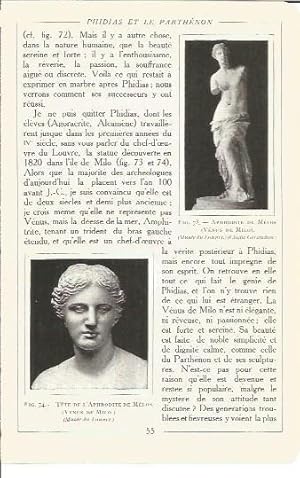 Bild des Verkufers fr LAMINA V00129: Venus de Milo en Museo del Louvre, Paris zum Verkauf von EL BOLETIN
