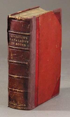 A general catalogue of books, arranged in classes, offered for sale by Bernard Quaritch