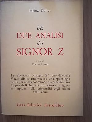 Le due analisi del signor Z