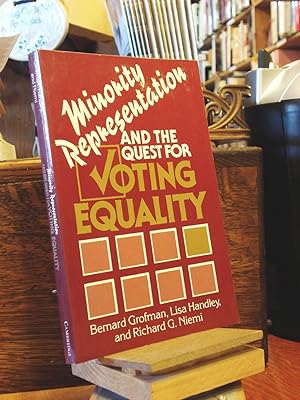 Immagine del venditore per Minority Representation and the Quest for Voting Equality venduto da Henniker Book Farm and Gifts