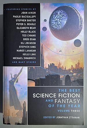 Imagen del vendedor de The Best Science Fiction and Fantasy of the Year, Volume Three (3) [SIGNED] a la venta por Space Age Books LLC