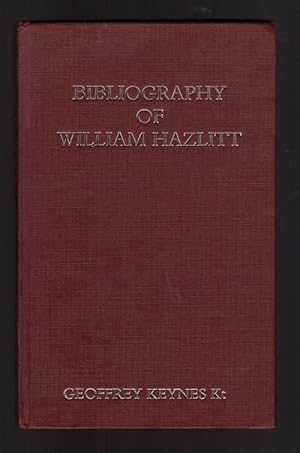 Bibliography of William Hazlitt