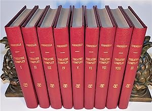 THÉATRE COMPLET DE CORNEILLE (complet en 9 volumes reliés)