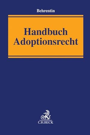 Bild des Verkäufers für Handbuch Adoptionsrecht zum Verkauf von AHA-BUCH GmbH