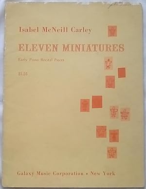 Seller image for Eleven Miniatures: Early Piano Recital Pieces for sale by P Peterson Bookseller