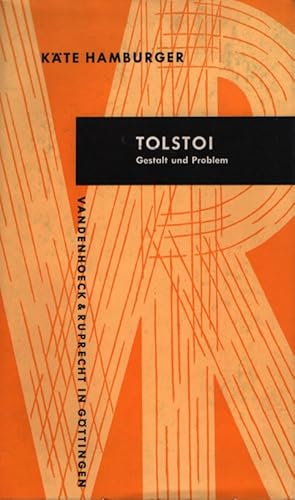 Immagine del venditore per Tolstoi. Gestalt und Problem. venduto da Fundus-Online GbR Borkert Schwarz Zerfa