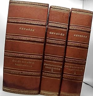 Lateinisch Deutsches Handwörterbuch 4 Bände in 3 Büchern, Erster Band A- J, zweiter Band K-Z, Deu...