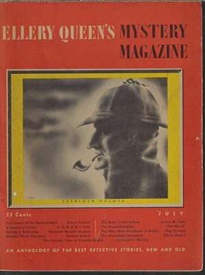 Imagen del vendedor de ELLERY QUEEN'S Mystery Magazine: July 1944 a la venta por Books from the Crypt