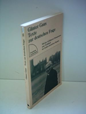 Bild des Verkäufers für Texte zur deutschen Frage zum Verkauf von Gabis Bücherlager
