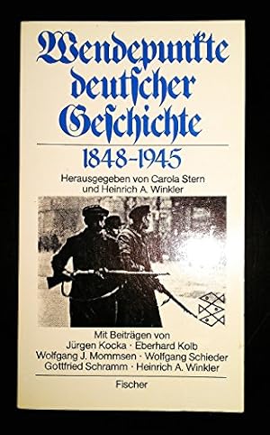 Imagen del vendedor de Wendepunkte deutscher Geschichte 1848-1945 a la venta por Gabis Bcherlager