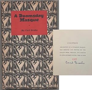 Bild des Verkufers fr A Doomsday Masque (Signed Limited Edition) zum Verkauf von Jeff Hirsch Books, ABAA
