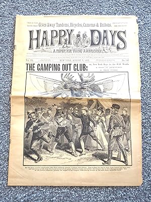 Happy Days dime novel The Camping Out Club or New York Boys in the Wild Woods: A Story of Adventu...