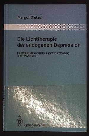 Imagen del vendedor de Die Lichttherapie der endogenen Depression : ein Beitrag zur chronobiologischen Forschung in der Psychiatrie. Monographien aus dem Gesamtgebiete der Psychiatrie ; Bd. 54 a la venta por books4less (Versandantiquariat Petra Gros GmbH & Co. KG)