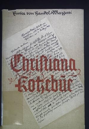 Bild des Verkufers fr Christiana Kotzebue: Novelle. zum Verkauf von books4less (Versandantiquariat Petra Gros GmbH & Co. KG)